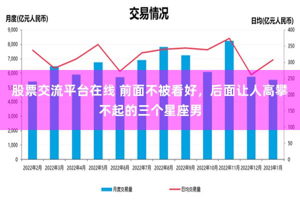 股票交流平台在线 前面不被看好，后面让人高攀不起的三个星座男