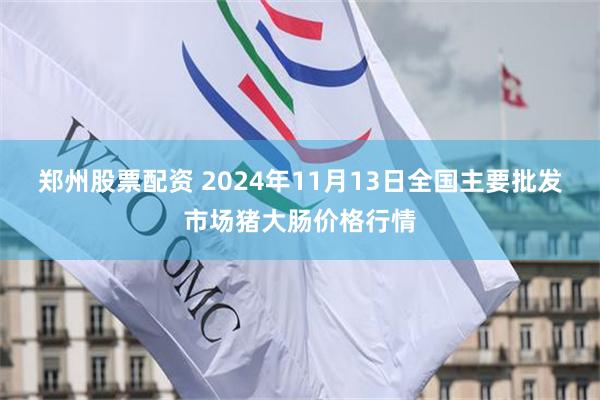 郑州股票配资 2024年11月13日全国主要批发市场猪大肠价格行情