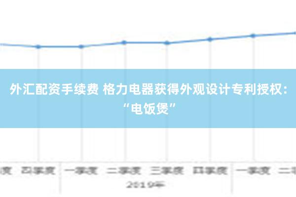 外汇配资手续费 格力电器获得外观设计专利授权：“电饭煲”